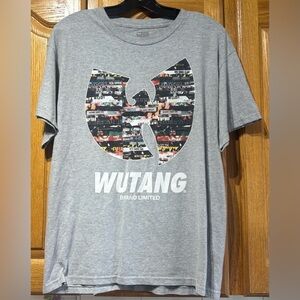 Wutang Clan Brand Gray Hip Hop Rap T-Shirt Men’s Large EUC